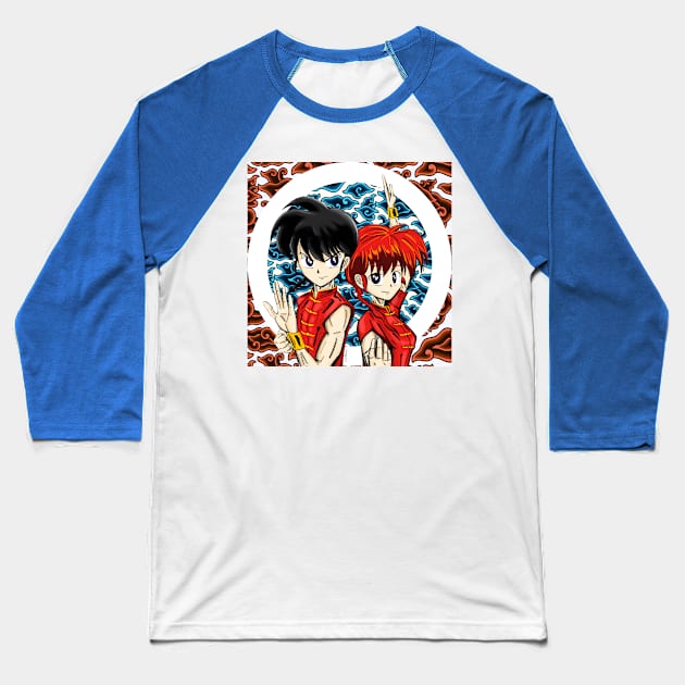 ranma 1/2 the martial artist in china style Baseball T-Shirt by jorge_lebeau